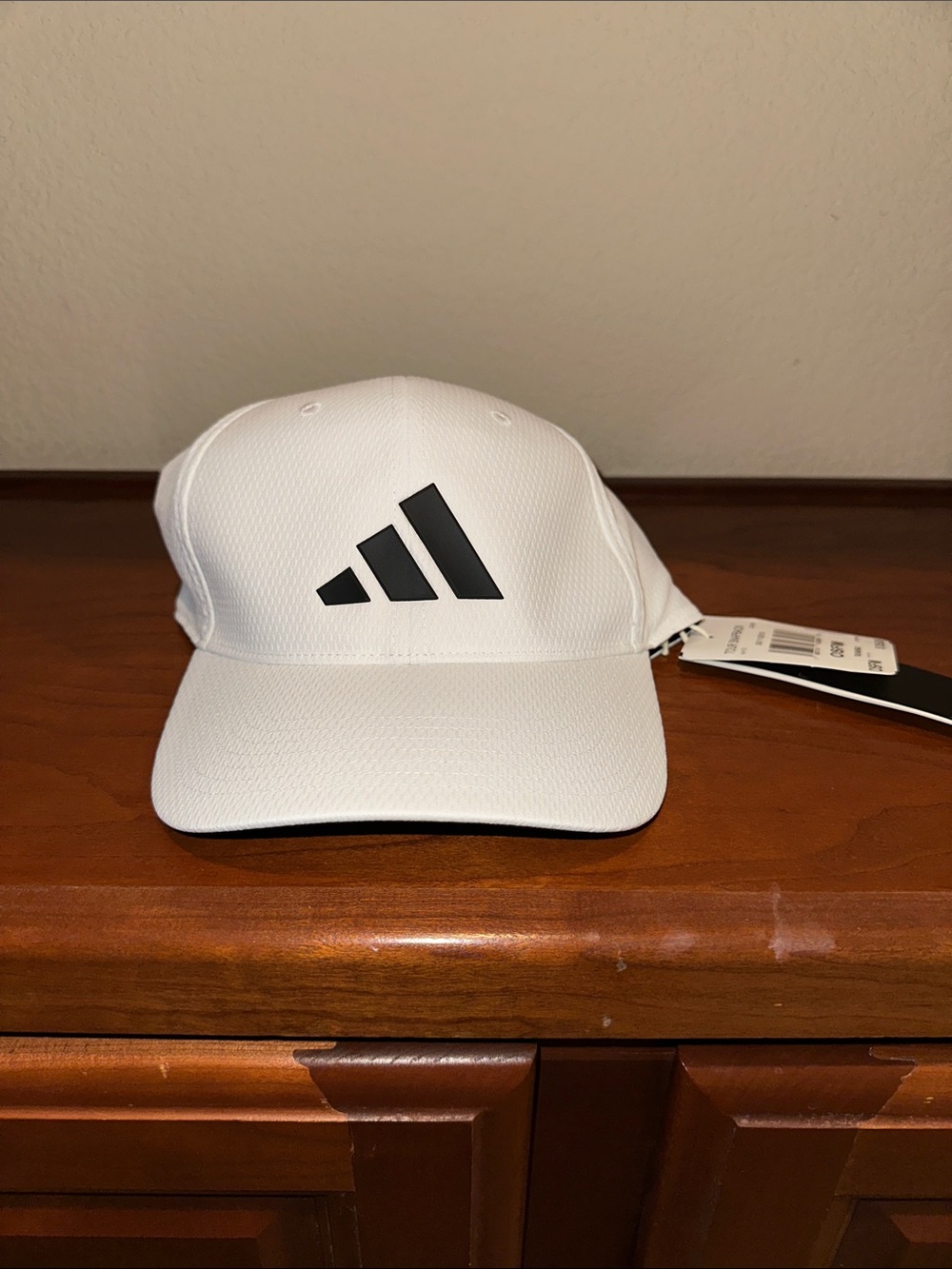 NWT Adidas Tour White & Black SnapBack Hat